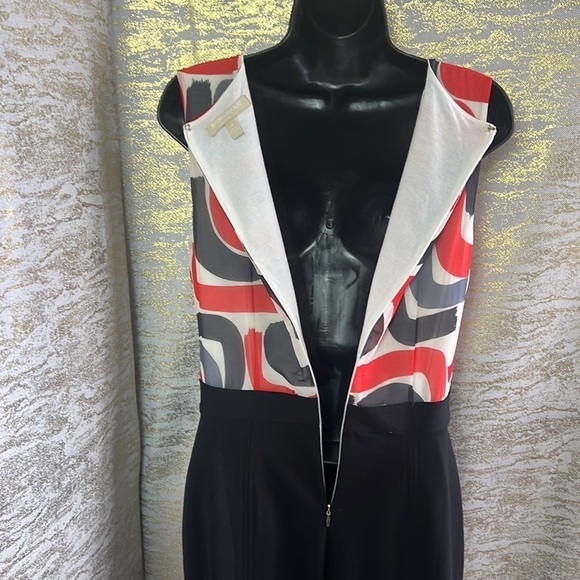 Banana Republic Casual Elegant Multicolor Sleeveless A-Line Dress Size 4 - Picture 7 of 14